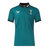 Castore Mens Harlequins Trv Polo Shirt Short Sleeve Top Green S