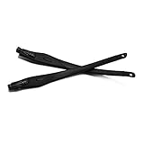 HKUCO Replacement Glasses Legs For Oakley Crosslink Glasses frame Black