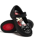 Disney Girls School Shoes Minnie Mouse Black 9