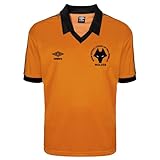 Wolverhampton Wanderers 1980 Umbro Retro Shirt Gold X-Large