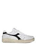 Diadora B560 Men's Sneakers Used White Blue, White, 9 UK