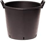 Muddy Hands Heavy Duty Large Plastic Plant Pot with Handles Outdoor Garden Vegetable Salad Flower Tree Planter Container (1, 50 Litre)