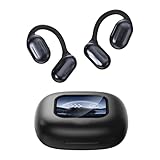 Erazer Xp2 Over Ear Headphones - Wireless Earbuds, Intelligent Touch, LED Display Charging Case (Grey)