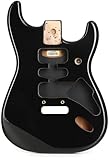 Fender Deluxe Series Stratocaster® HSH Alder Body 2 Point Bridge Mount, Black
