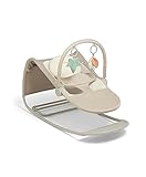 Mamas & Papas Tempo 3-in-1 Rocker/Bouncer, Lightweight, 3-Point Harness and Easily Removable Magnetic Toy Bar, Sand