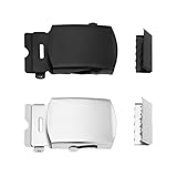 Briny River 2pcs 1.25" Military Metal Sliding Web Belt Buckle 35mm Military Style Belt Buckle Metal Military Style Webbing Belt Clasp Buckles for 32mm Belt