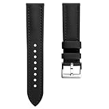 WatchGecko Atlas Sailcloth Strap [Black, 21mm]