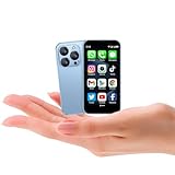 Mini Phone,Mini Smartphone for Kids,3.0" HD Screen, 2GB RAM + 16GB ROM,Face ID,Tiny,Compact WIFI Backup Mobile Phones for Kids World's Smallest Phone-Blue