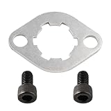Topteng Front Sprocket Retaining Plate w/Bolts 5D7-E7456-00 fit for Yamaha MT-125 / WR 125 / YZF-R 125, fit for Beta Alp 125 / RE 125 / Urban 125