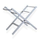 Clair de Lune Self Assembly Natural Moses Basket Folding Stand