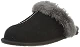 UGG Women's Scuffette II Slipper, Black/Grey, 6 UK