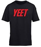 Hippowarehouse Yeet Kids Children's Short Sleeve t-Shirt Black