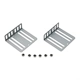 Marchfunny 2DIN Car Radio Mounting Bracket Kit, Metal Stereo Support Frame for MP5 DVD CD Player, with 8 Screws, Metal Support Frame for Dashboard Audio Installation