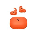 Beats - Powerbeats Fit - Wireless Noise-Cancelling Workout Earbuds with Upgraded Secure Fit Wingtips, IPX4, Up to 30H of Battery Life & Charging case, Compatible with Apple & Android - Spark Orange