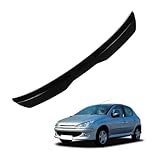 Car Rear Spoilers, Peugeot 206 207 2008 2009 2010 2011 Roof Wing Hatchback Modification ABS Spoiler reduces drag Improve Fuel Efficiency spoiler,A/Black