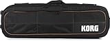 Korg - CB-SV-73 Rolling Carry Case for Korg SV1-73 Stage Piano - Black