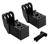 Spacetimevalley Replacement Hinge, Furniture Hinge Replacement Latch Support for Ikea Lycksele Sofa and Sofa bed, Compatible with Lycksele LÖVÅS and Other Models, Black (2)