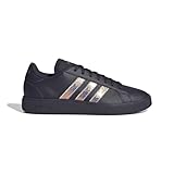 adidas Women's Grand Court Base 2.0 Shoes, Aurora Black/Aurora Black/Shadow Violet, 5 UK