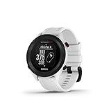 Garmin Approach S12 GPS 44mm Golf watch, essential on course features, pre loaded with 43,000 courses, up to 30 hours in GPS mode, White