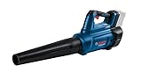 Bosch Professional BITURBO Cordless Blower GBL 18V-750 (volumetric Flow of 780 m³/h, air Speed of up to 198 km/h, Variable Speed)