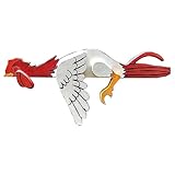 Agwuoetr 1 PCS Chicken Decor Garden Statues Chicken Art Decor Gift Resting Rooster Rail Pet Outdoor Decorative Garden Stakes