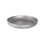 SILVERANT Titanium Camping Plates, Outdoor Dishware with Folding Handle Portable Cookware for Picnic Hiking Backpacking Bushcraft (900ml)