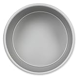 PME RND104 Anodised Aluminium Round Cake Pan 10 x 4-Inch Deep , Silver