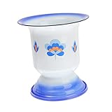 MAGICLULU Enamel Material Easy to Clean Portable Potty Urinals Vintage Style Spittoon Bucket