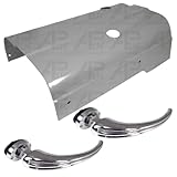 APUK Bonnet Hood Panel with Latches & 2 Curved Handles Replacement for Fordson Dexta Tractor