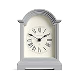 NEWGATE® Fillmore mantel clock | Classic arch top carriage clock | Clockwork grey | Roman numerals | Contemporary classic style for desk, table top, shelf or bedside