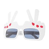 WRITWAA Retro Mens Sunglasses Gesture Eyeglasses Props Cosplay Costume Comfortable for Adults