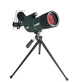 Svbony SV28Plus Spotting Scopes with Tripod, 15-45x50mm with Phone Adapter, BAK4 A5 Wine Red FMC Scopes, IP65 Waterproof Fogproof Long Range Spotting Scope for Target Shooting, Birding