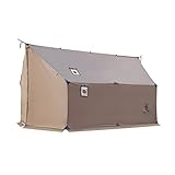 OneTigris TEGIMEN Hammock Hot Tent with Stove Jack - Spacious Versatile Wall Design with Snow Skirt, 3000mm Waterproof and Zippered Storage Bag