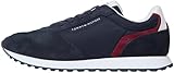 Tommy Hilfiger Men’s New EVA Summer Nylon Pop Suede Runner Trainers, Blue (Desert Sky), 9
