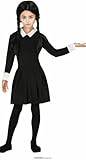 FIESTAS GUIRCA | Gothic Girl Fancy Dress Costume (10-12 years) - Dress for Girls - Schoolgirl Costumes for Halloween, Carnival, Movie and TV Parties - Ideal for World Book Day - Black