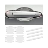 AALWL Clear Anti-Scratch Auto Hand Grip Paint Protection for Peugeot 307 2001-2008 T7,Auto Door Handle Scratch Protection Cover Guard Film,Car Door Handle Protectors