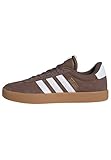 adidas Men's VL Court 3.0 Shoes, Earth Strata/Cloud White/Gold Metallic, 8.5 UK