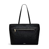 RADLEY London Sunny Dene Women's Medium Leather Ziptop Tote Bag, Black