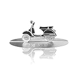 4R Quattroerre.it Model Silhouette Engraved Piaggio Vespa 125 in Stainless Steel