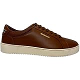 Lambretta Mens Robbie Low Rise Lace Up Memory Foam Trainers - Tan - 12 UK