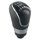 Gear Shift Knob 5 Speed Leather Gear Shift Lever Manual Shift Lever Cover For Ford Fiesta MK7 For Ford Focus MK2 FL For Ford Focus MK3 For Ford B-max