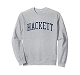 Hackett WI Vintage Athletic Sports JSN2 Navy Print Sweatshirt