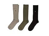 Polo Ralph Lauren Men`s Super Soft Dress Socks 3 Pack, B_o(zp899873pkn)/B, 9-13 UK