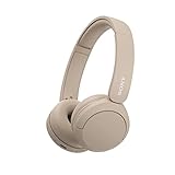 Sony WH-CH520 Wireless Bluetooth On-Ear Headphones, Lightweight Design, Up to 50hr Battery Life, Quick Charge, EQ, Clear Call Quality, iOS & Android - Beige