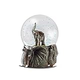 Water Globe - Elephants from Deluxebase. Decorative Snow Globe Ornament with Elephant Figurines, Glass Glitter Dome with Resin Base, Novelty Home Decor Display Piece.