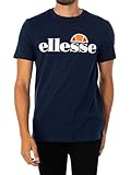 ellesse Men's Sl Prado Tee T Shirt, Navy, XL UK