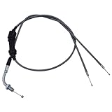 waltyotur Motorcycle Throttle Cable 17910-236-000 Replacement for Honda CB160 CB175 CB200 CB200T CL175 Gray