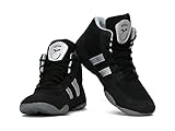Quive Ring Wresting Shoes (Black, UK_Footwear_Size_System, Adult, Men, Numeric, Medium, Numeric_6)
