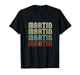 The Name Is Martin In Retro Vintage Disco Funny Men T-Shirt