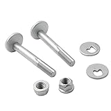 Compatible with Ford Focus Mk1 Mk2 C-Max Mondeo Mk4 S-Max Galaxy Volvo C30 S40 S60 S80 V50 XC60 Mazda 3 5 2x Rear Lower Suspension Accentrix Arm Fitting Camber Bolt Kit 1456980 3M515K978AE